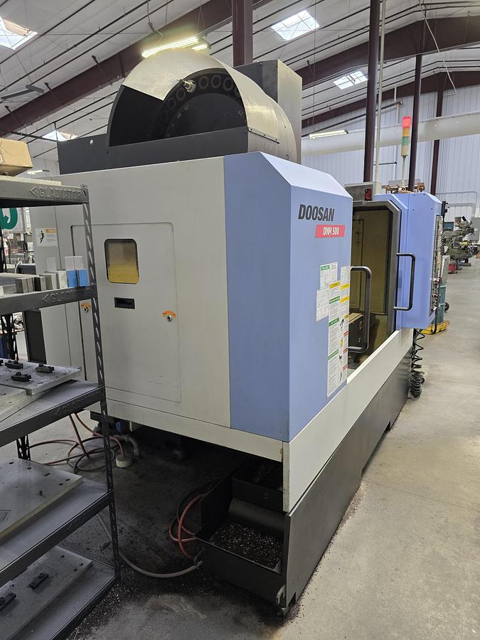 Used 2012 Doosan DNM500 CNC Vertical Machining Center