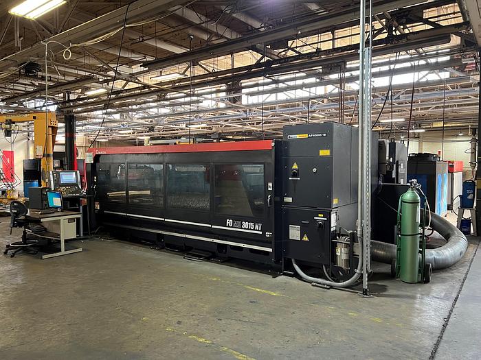 Used 2012 Amada FOMII 3015NT 4,000 Watt CNC Laser