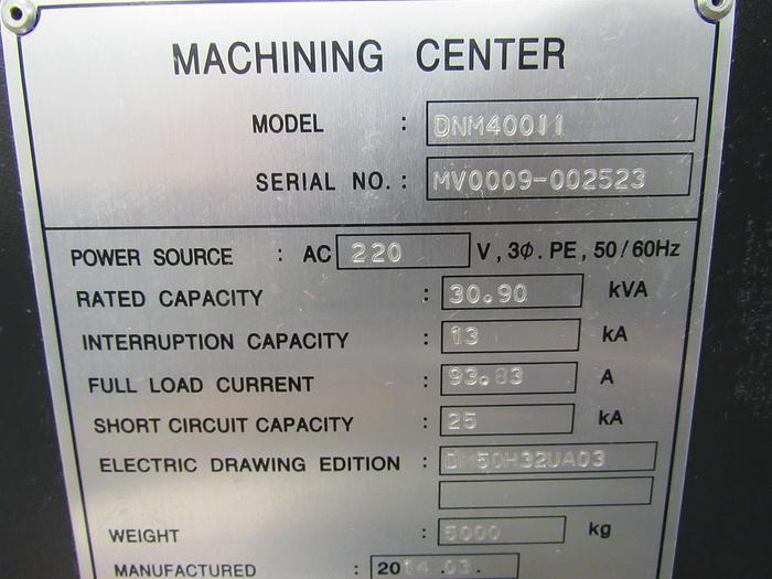 Used 2014 Doosan DNM 400 II
