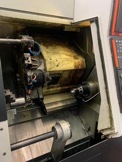 Used 2007 Mazak QTN 200MS-II Dual Spindle CNC Turning Center with Milling