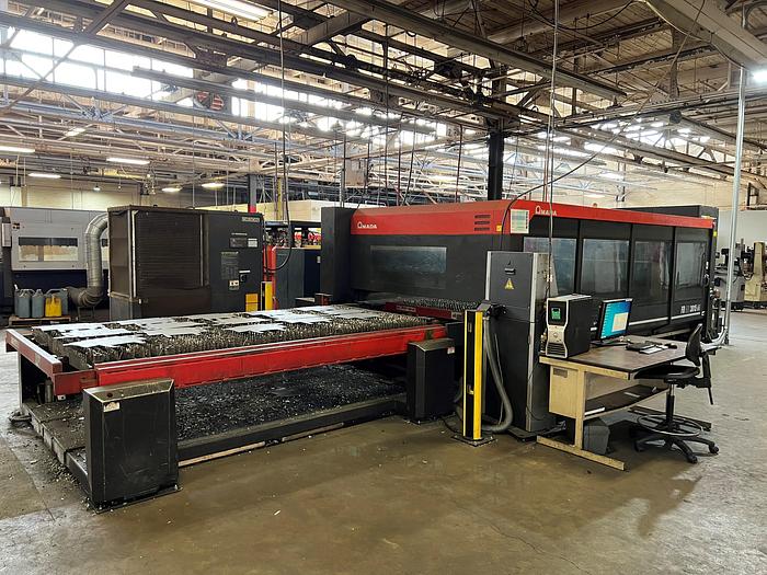 Used 2012 Amada FOMII 3015NT 4,000 Watt CNC Laser