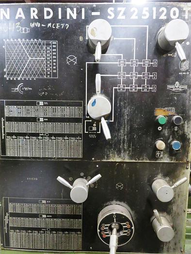 Used Nardini SZ25120T 25" x 120" Gap Bed Engine Lathe