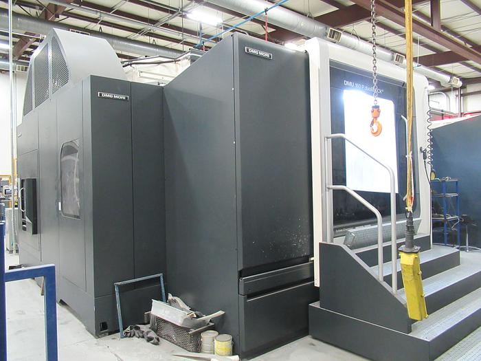 Used 2018 DMG MORI DMU 160 P duoBLOCK 5-Axis CNC Milling Center