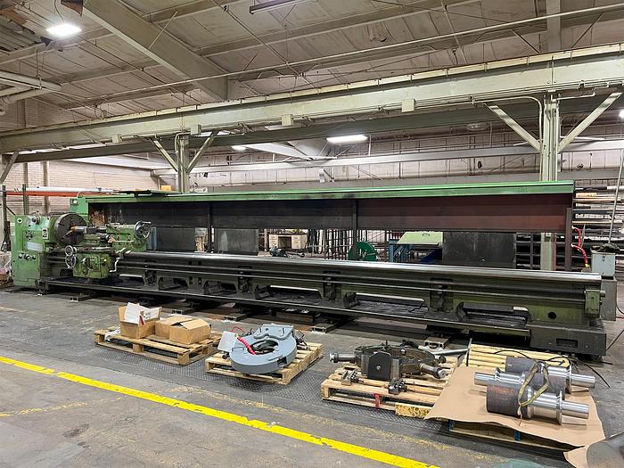 Used Weipert 34" x 325" Large Capacity Engine Lathe