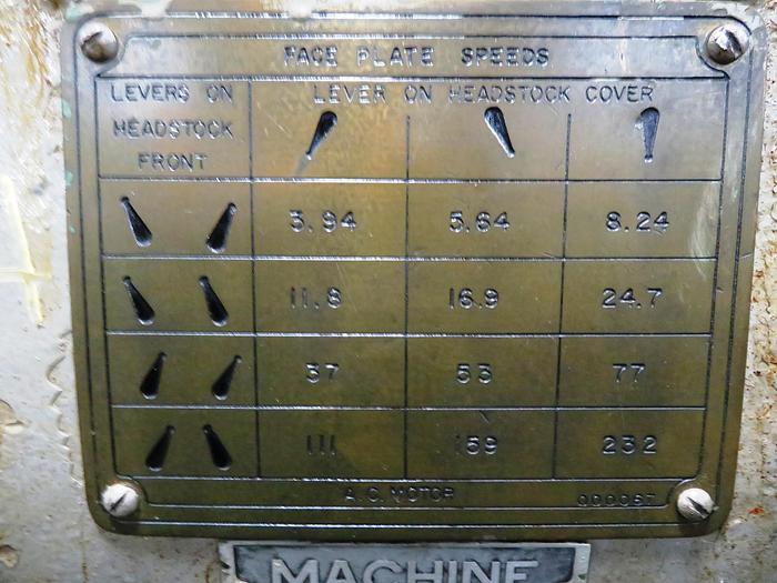 Used Niles No.21696 56" x 265" Large Capacity Engine Lathe