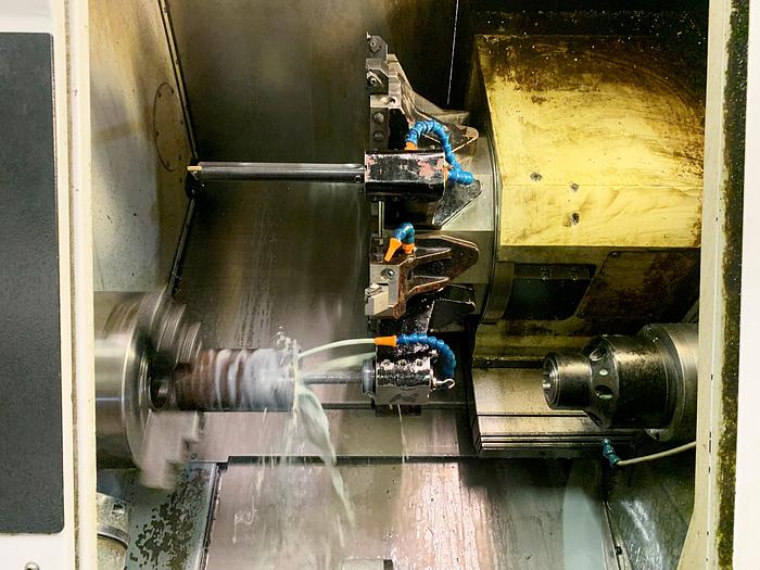Used 2007 Mazak QTN 200MS-II Dual Spindle CNC Turning Center with Milling