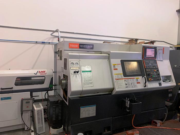 Used 2007 Mazak QTN 200MS-II Dual Spindle CNC Turning Center with Milling