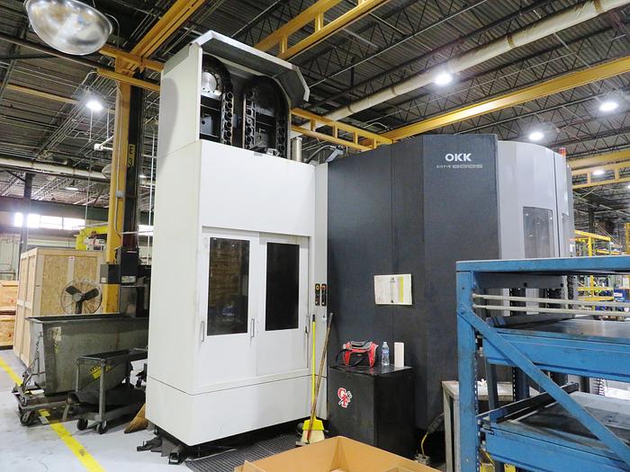 Used 2015 OKK HM8000S 4-Axis High Speed CNC Horizontal Machining Center