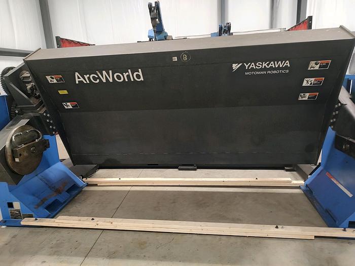 Used Yaskawa Motoman ArcWorld MRM2-750-M3XSL Dual Robotic Welding Cell