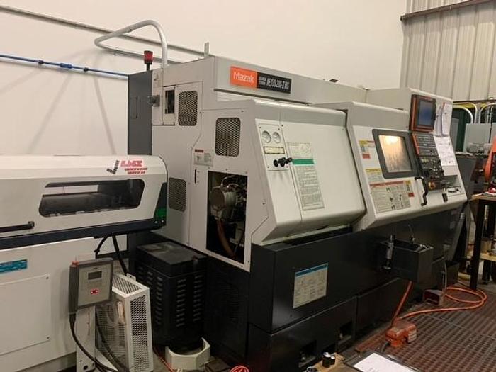 Used 2007 Mazak QTN 200MS-II Dual Spindle CNC Turning Center with Milling