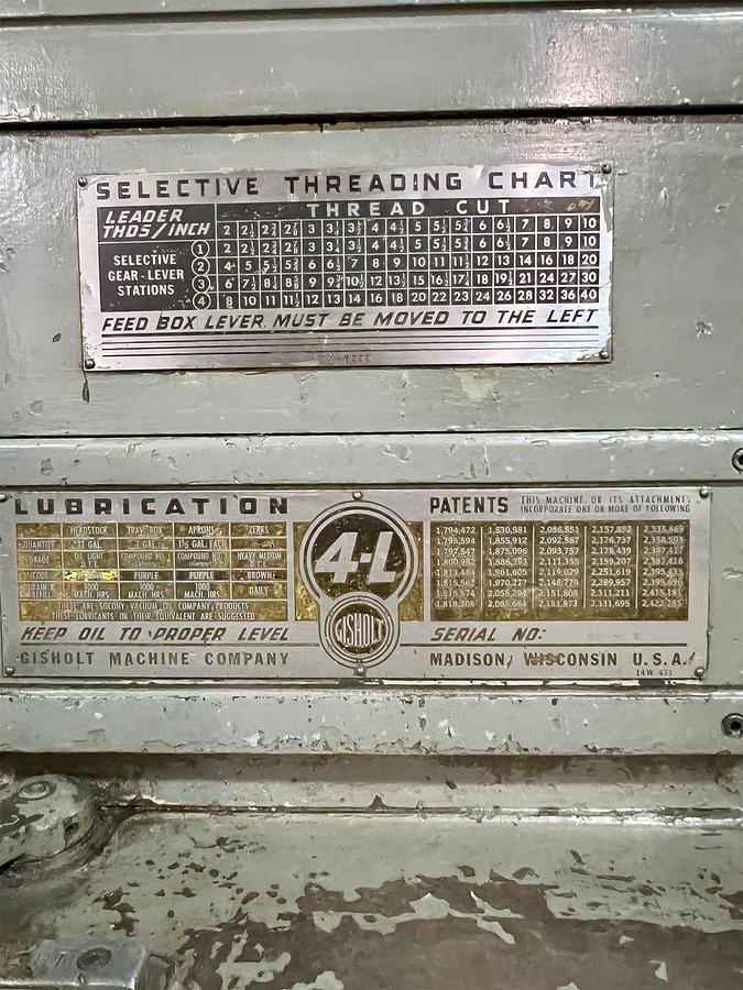 Used Gisholt 4-L 31.375" x 60" Turret Lathe