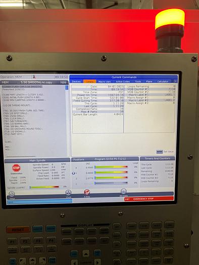 Used 2021 Haas ST-20Y CNC Turning Center with Y-Axis Milling