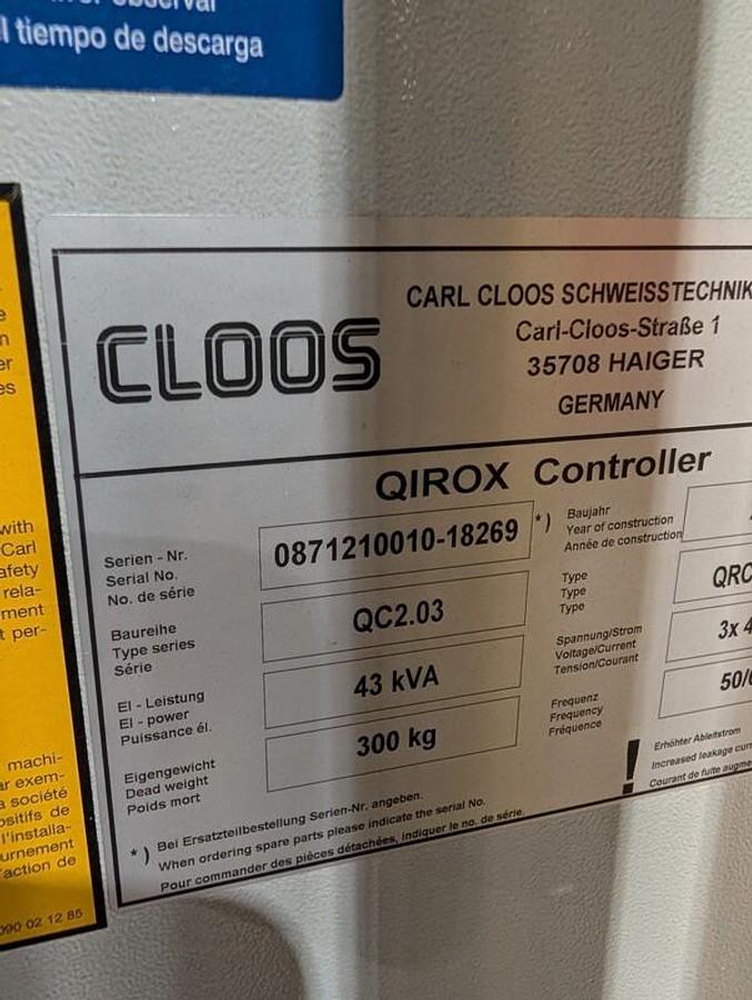 Used 2021 Cloos CS-30 10-Axis CNC Robotic Welding Cell