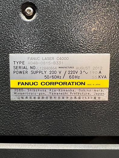 Used 2012 Amada FOMII 3015NT 4,000 Watt CNC Laser