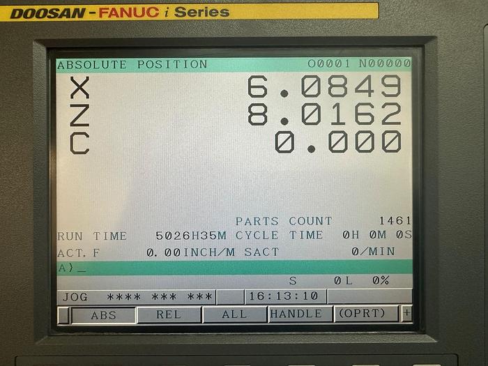 Used 2010 Doosan Lynx 220LM CNC Turning Center with Live Milling
