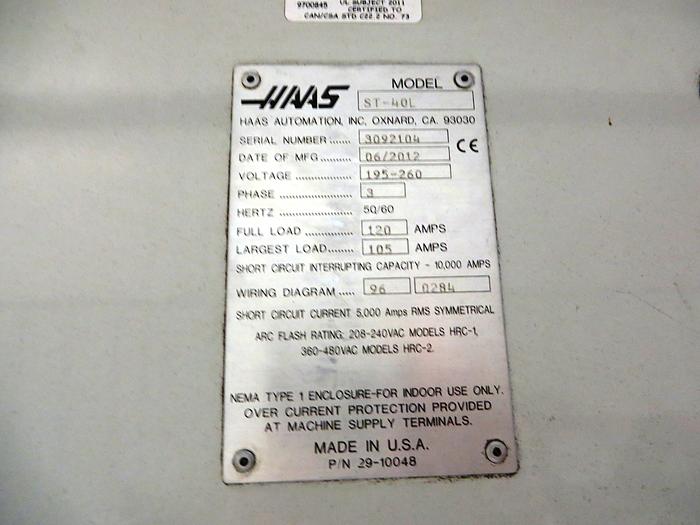 Used Haas ST-40L
