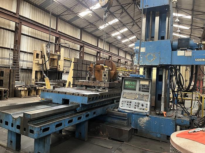 Used Giddings & Lewis 70-G5-T 5" CNC Table Type Horizontal Boring Mill