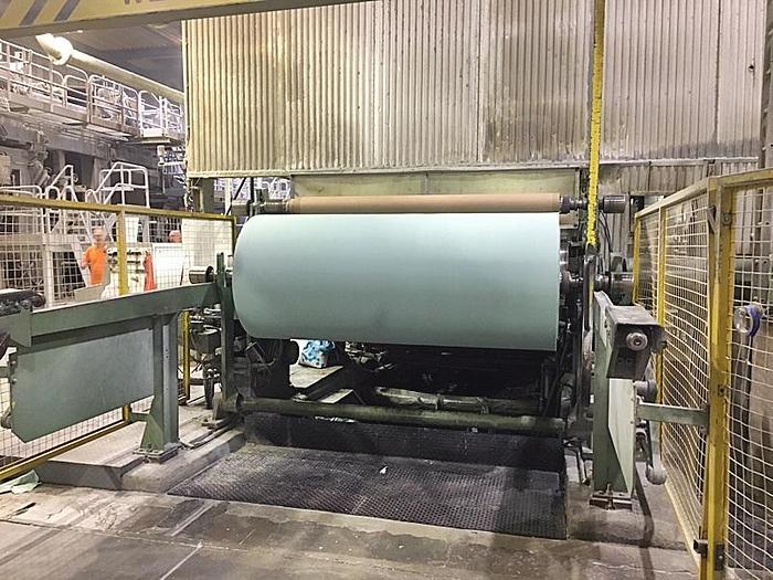 Used 90" (2.30M) REINHARD WET CREPE TISSUE MACHINE  W/YANKEE