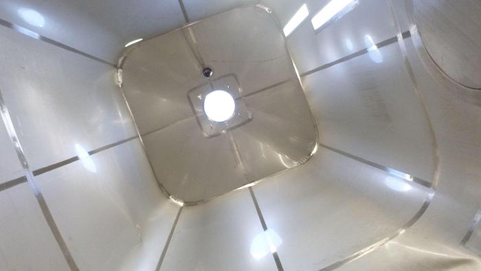 Used Bin, 950 CF, 316 S/st, 8' X 8' X 14', 45 Deg Cone, #C104050