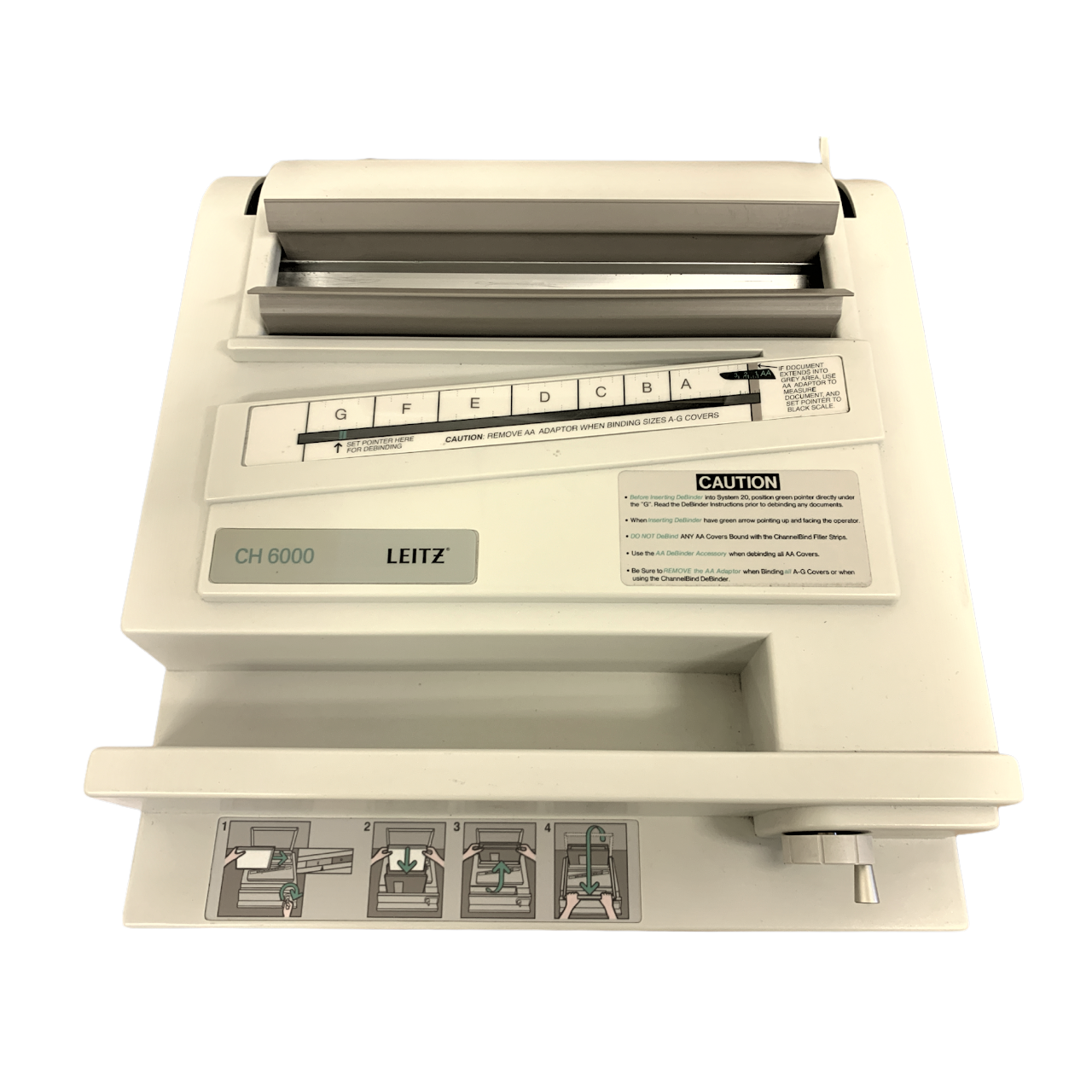 Used Leitz CH6000 Channelbind Heavy-Duty Binding Machine