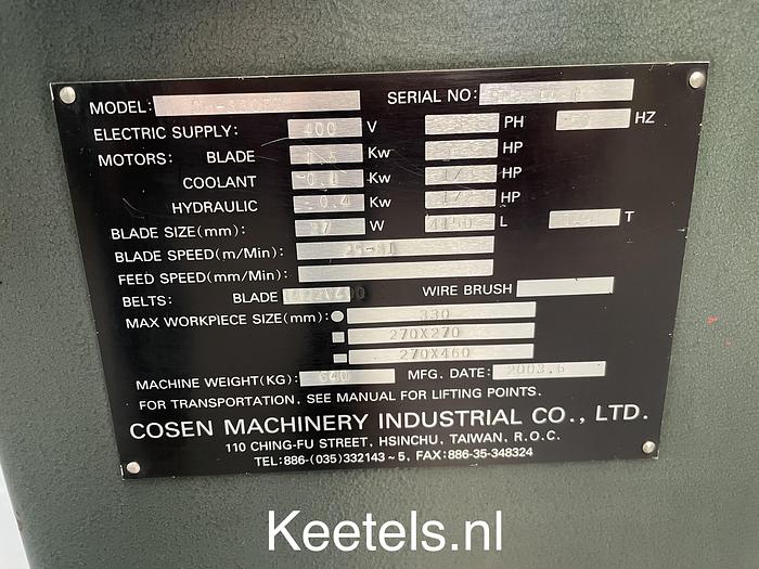 Gebruikt Cosen (Verkocht)