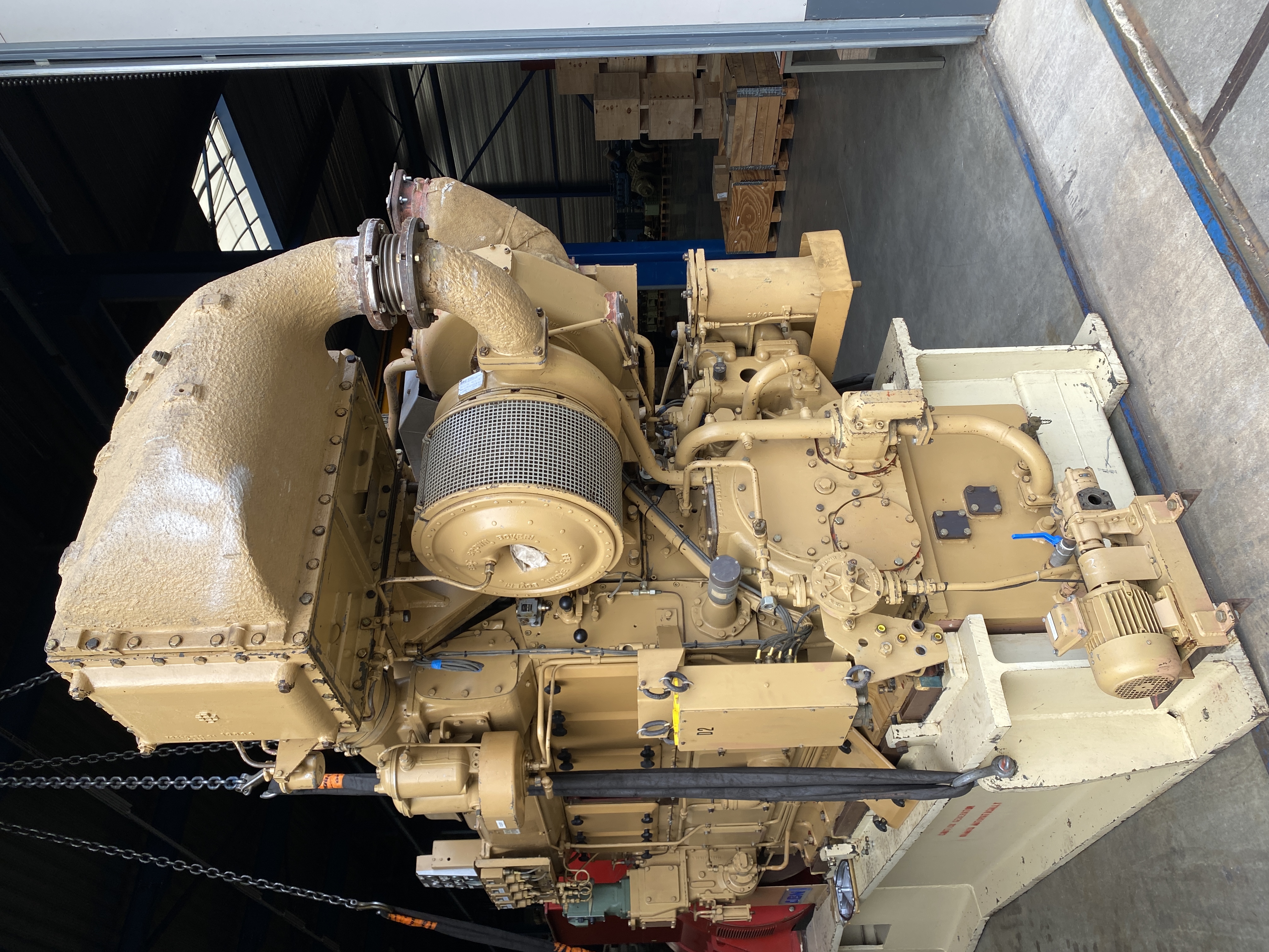 Used MAK 6M282 GEN.SET 1210 KVA