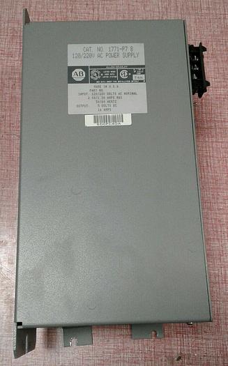 Used Allen Bradley 1771-P7/B ac power supply 120/220v