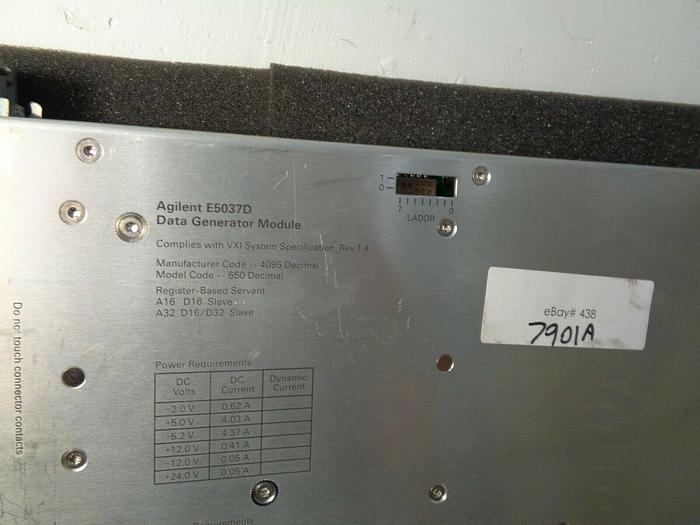 Used Agilent E5037D Data Generator Module Hardware Rev: B