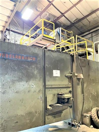 Excellent 1976 Wheelabrator 96" Swing Table