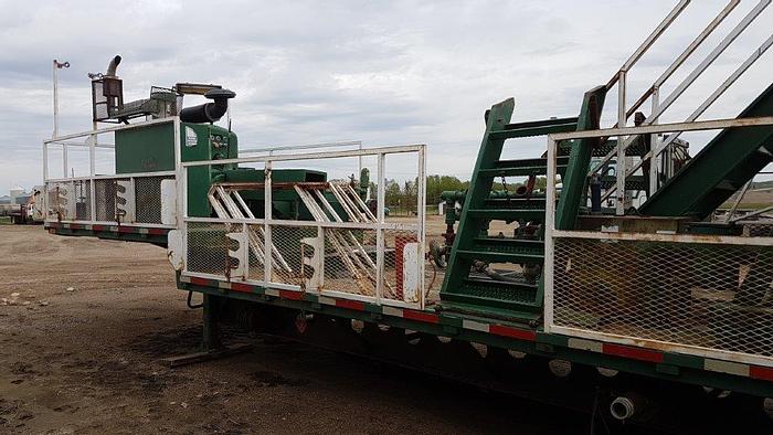 Used 1995 Loadking Industries 48' Tandem Axle Stepdeck Trailer