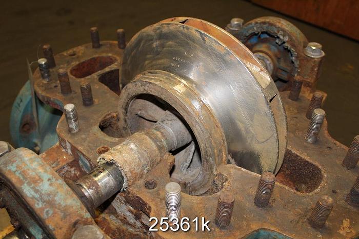 Used Goulds 3405 Pump, 6x8x14, Double Suction Split Case Pump #25361