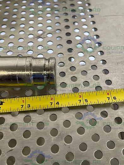 Used 74" Flexible Hose w/ Parker F9-502-8FP Hydraulic Quick Connect Hose Coupling