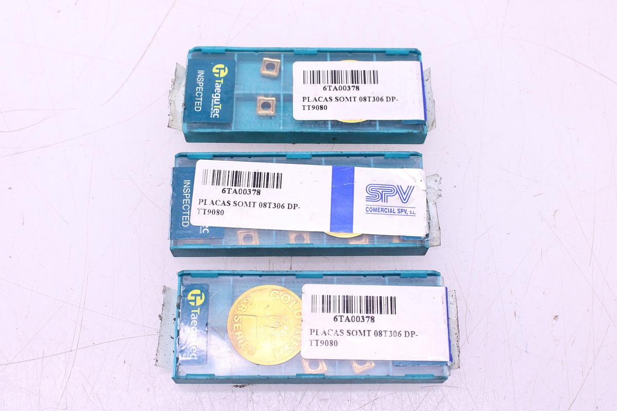 Usado Broca Portaplaquitas TAEGUTEC TOP 3240-2512-08 + Widias SOMT08T306