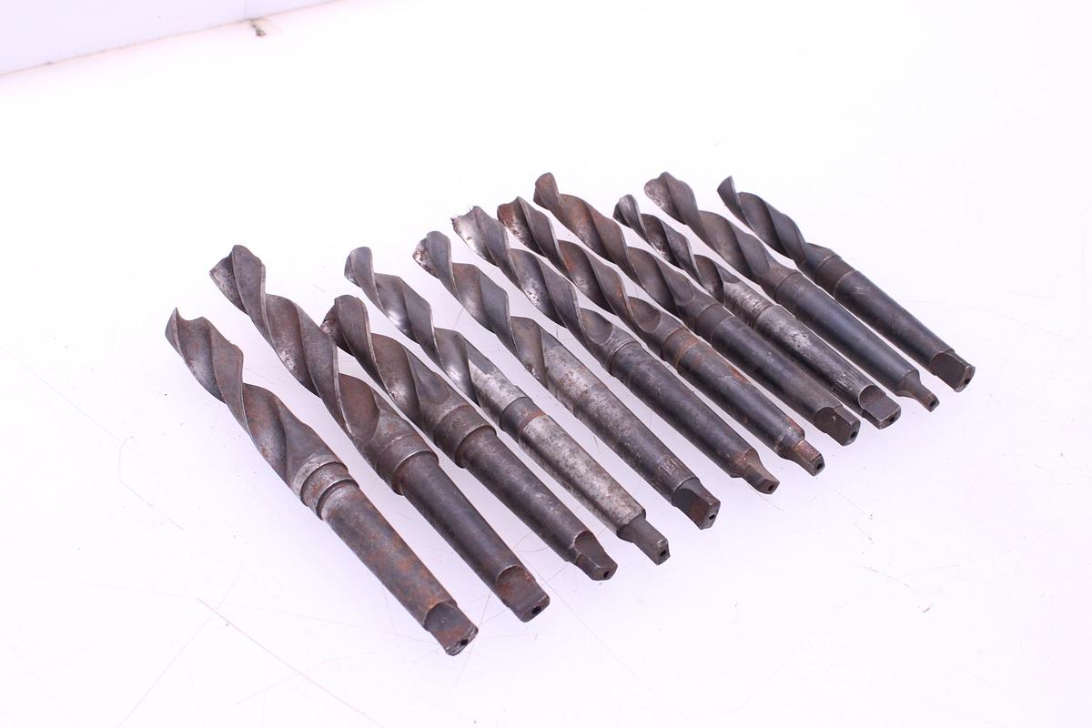 Usado Lote Brocas Mango Cónico 15 a 23mm MT2 - 11 Unidades