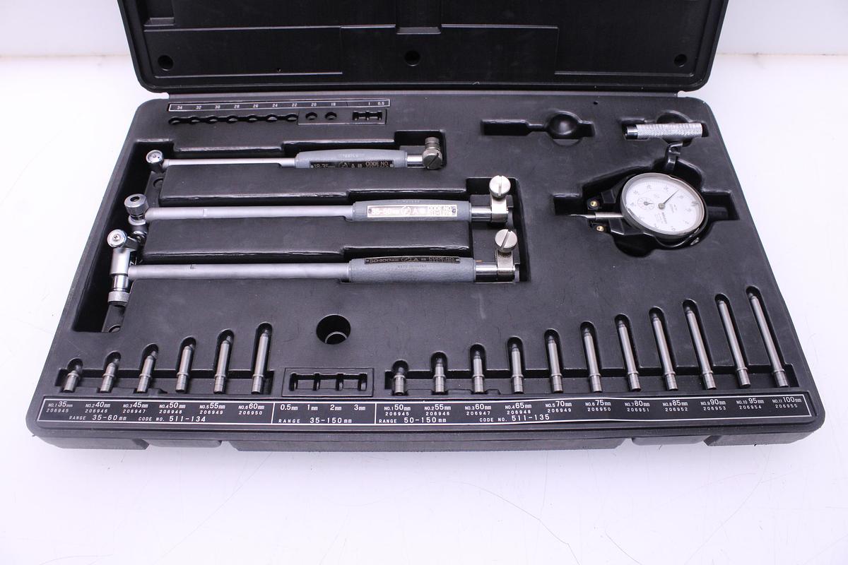 Usado Kit Alexómetros Mitutoyo 18-100 mm Serie 511