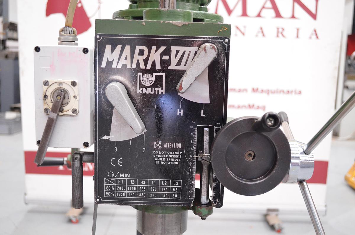 Usado Taladro fresadora sobremesa engranajes Knuth MARK VII 7