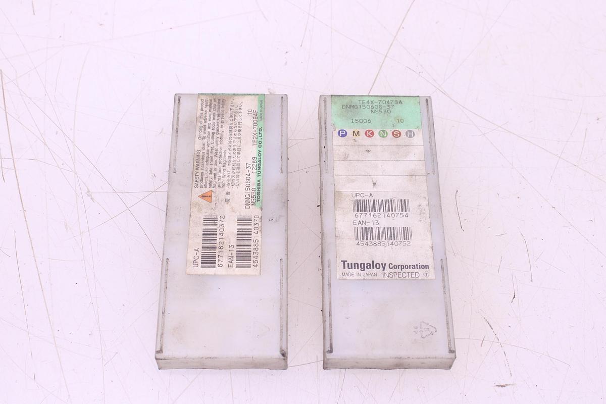 Usado Plaquitas de Widia Tungaloy DNMG160604 / DNMG160608