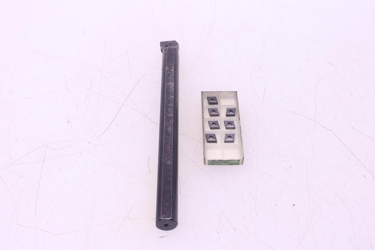 Usado Herramienta Portaplaquitas S20S-PCLNR9 + Widias CNMG090304