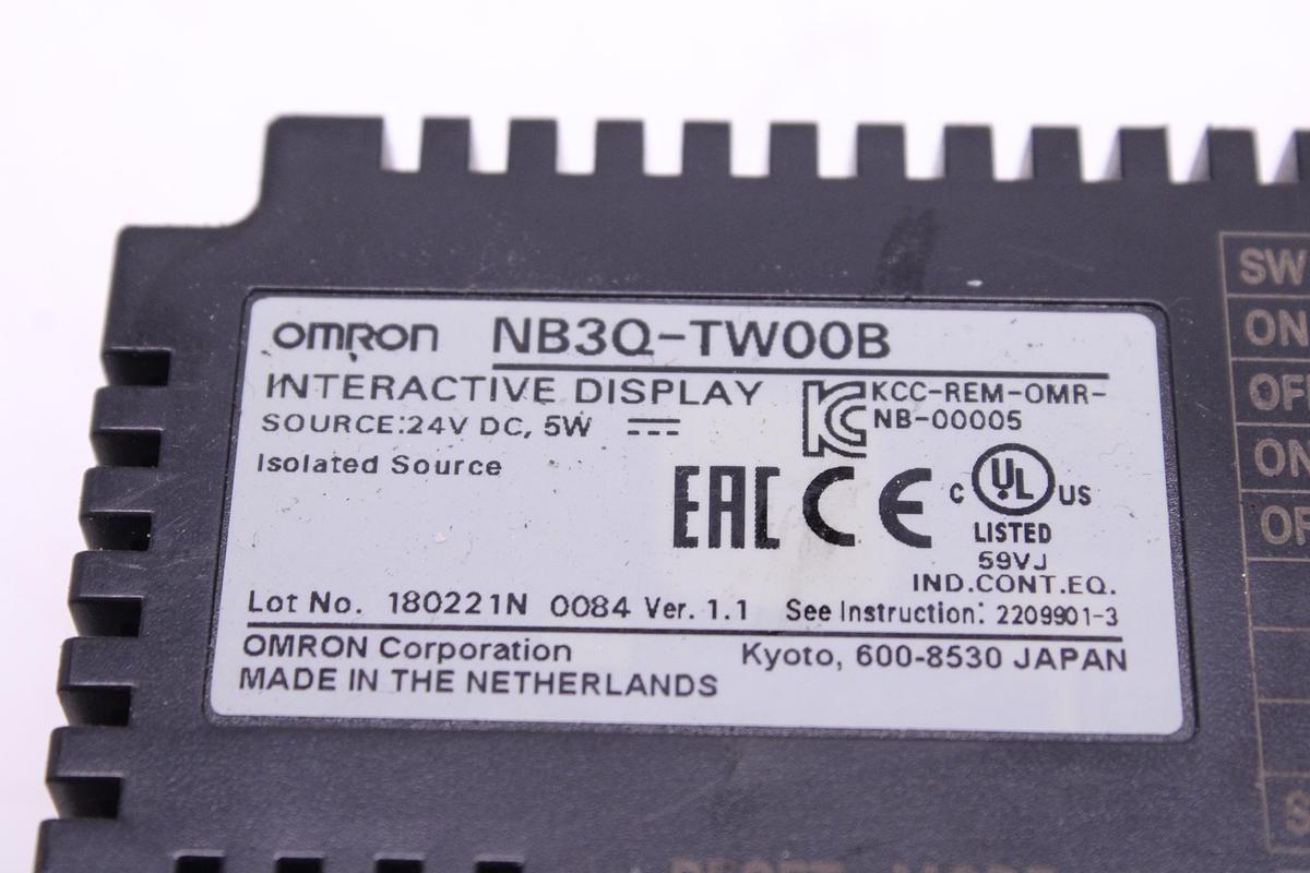 Usado Display / Control OMRON NB3Q-TW00B-V1