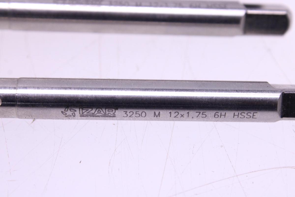 Usado Lote Machos de Roscar M10 x 1,50 + M12 x 1,75 - 10 Unidades