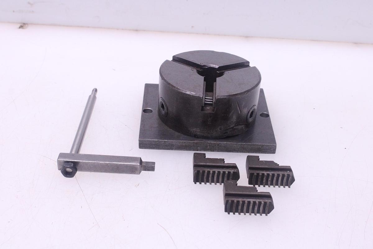 Usado Plato Con Base Para Torno 130 mm