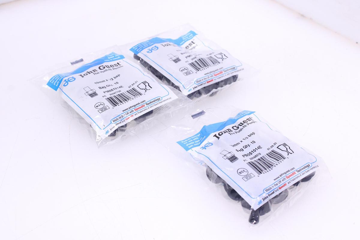 Usado Racores John Guest PM051014E 10mm - 30 Unidades