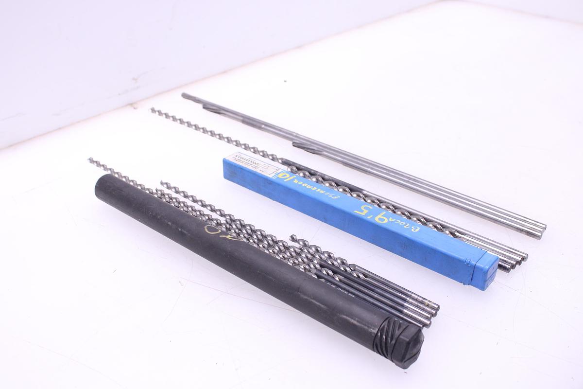 Usado Lote Brocas Largas de 8mm a 10 mm de diámetro