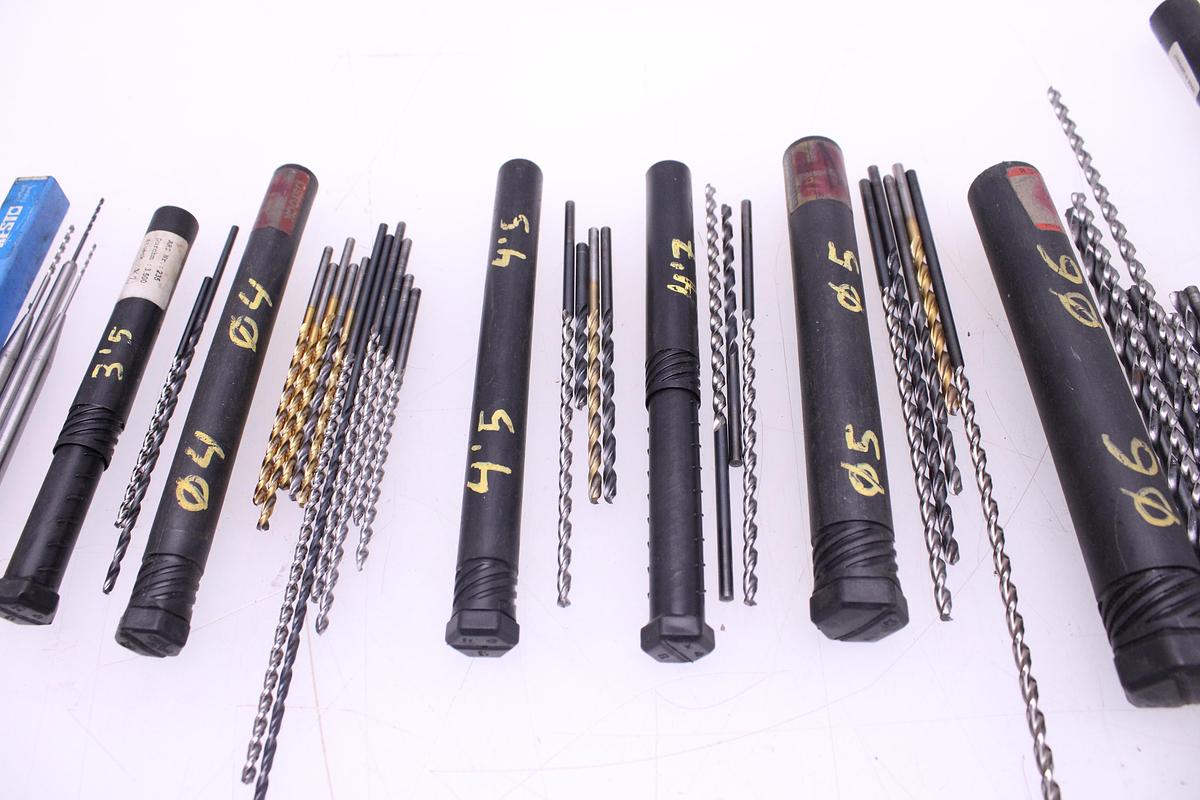 Usado Lote Brocas Largas de 1,5mm a 12mm de diámetro