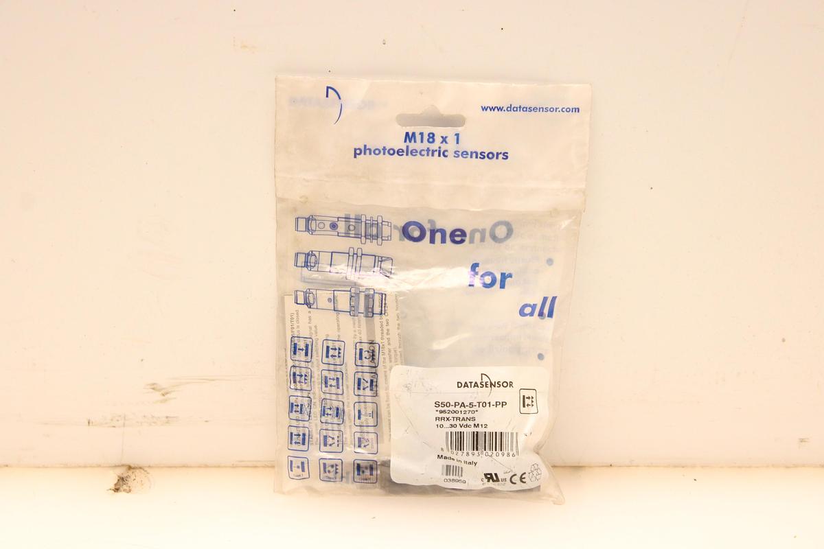 Usado Sensor Fotoeléctrico DATASENSOR S50-PA-5-T01-PP