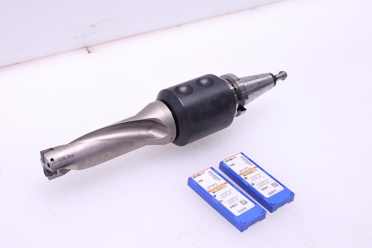 Usado Broca Portaplaquitas Cono ISO40 + Widias SPMT / XOMT15M5