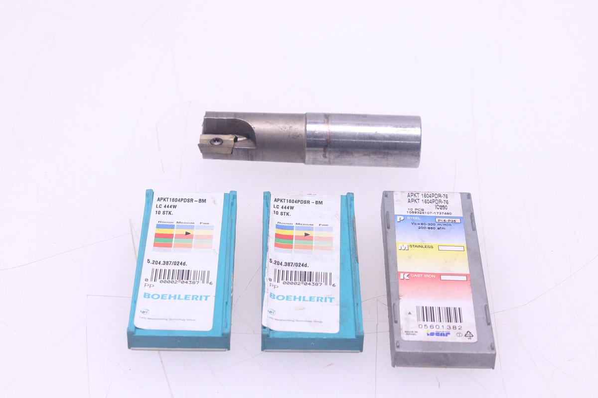 Usado Fresa y Plaquitas de Widia APKT1604