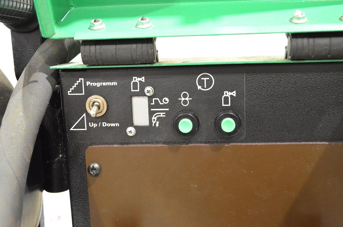 Usado Maquina soldar mig pulsada Praxair - Ewm Phoenix 400 con devanadera Phoenix Drive 4L