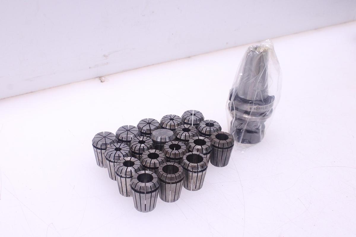 Usado Juego Completo pinzas de resorte ER32 + Cono Iso40 ASTRA