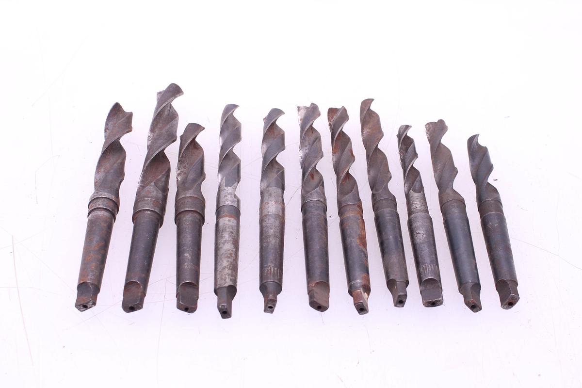 Usado Lote Brocas Mango Cónico 15 a 23mm MT2 - 11 Unidades